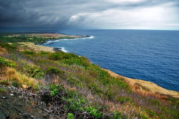 Vue sur l'océan sur Big Island. Hawaï — Photo