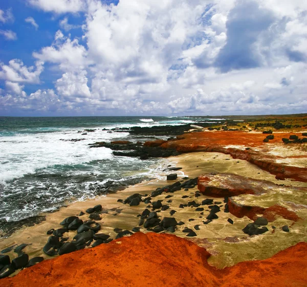 Visa på havet på den stora ön. Hawaii — Stockfoto