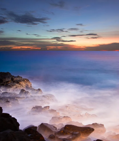 Krásný západ slunce Havajské — Stock fotografie