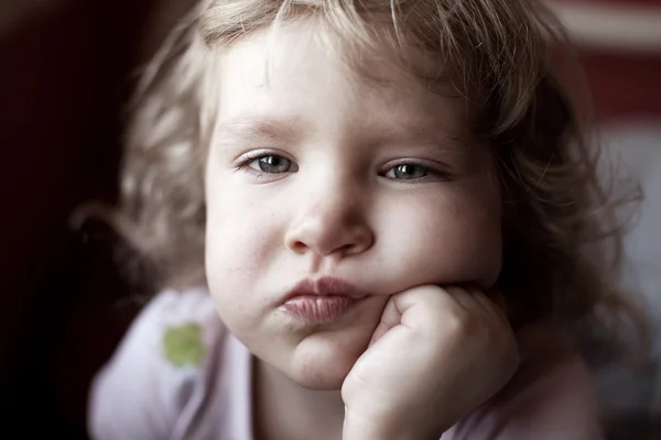 Triste Enfant Catastrophe Desespoir Stock Photo