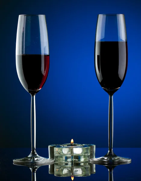 stock image Glass of wine in studio