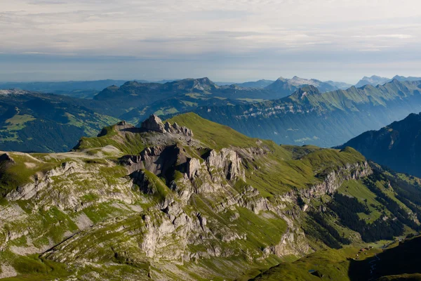 Vista da montanha Schilthorn — Fotografia de Stock