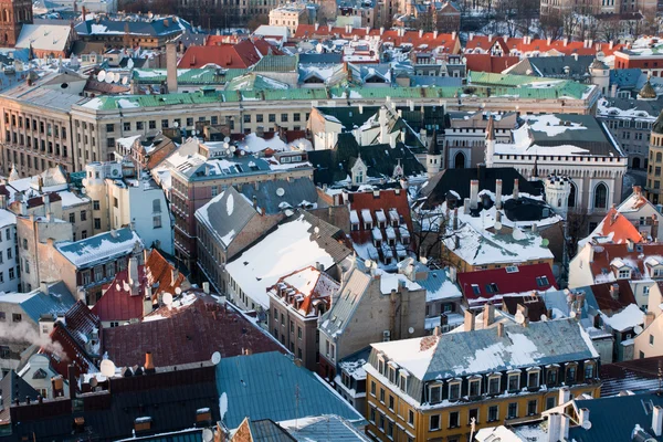 Vista del pueblo de Riga — Foto de Stock