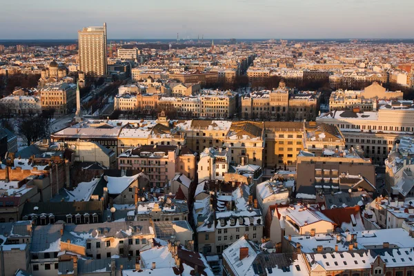 Vista del pueblo de Riga — Foto de Stock