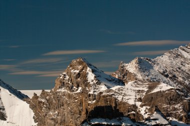 View from the Schilthorn mountain clipart