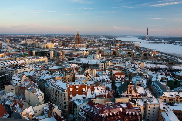 Vue sur la ville de Riga — Photo
