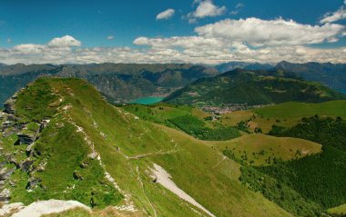 View from Monte Generoso clipart