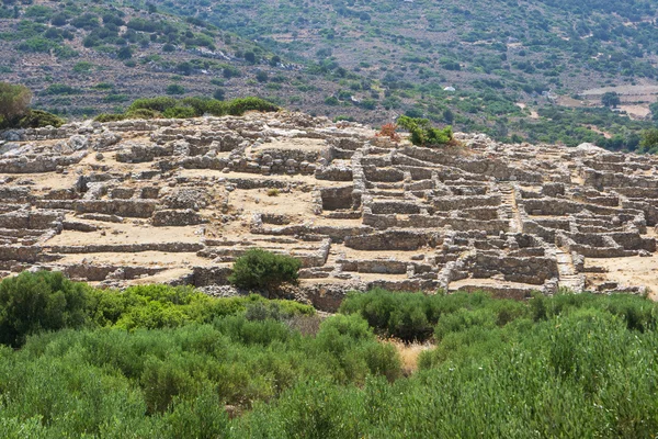 Ruïnes van gournia, Kreta, Griekenland — Stockfoto