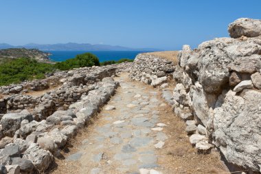 Ruins of Gournia, Crete, Greece clipart