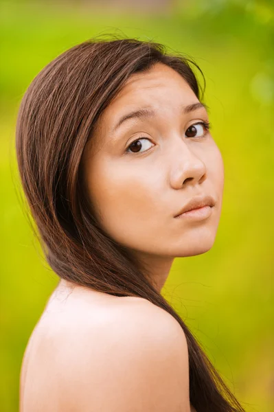 Portrait of young charming woman — Stock Photo, Image