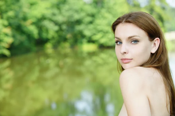 Portrait of young lady — Stock Photo, Image