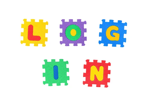 Log In — Stock Photo, Image