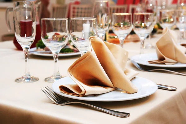 Stock image Covered table for a holiday