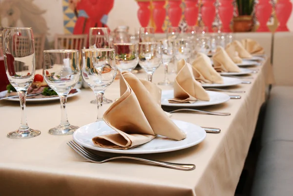 stock image Covered table for a holiday