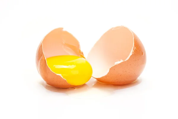 stock image Broken chicken egg