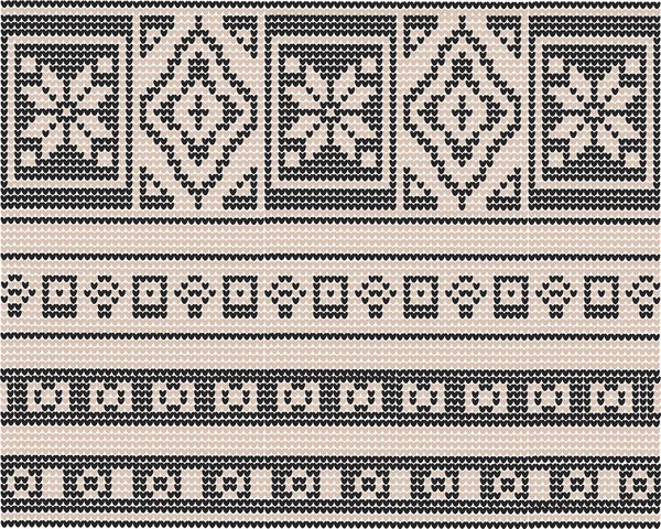 スカンジナビアのモチーフの飾り — ストックベクタ