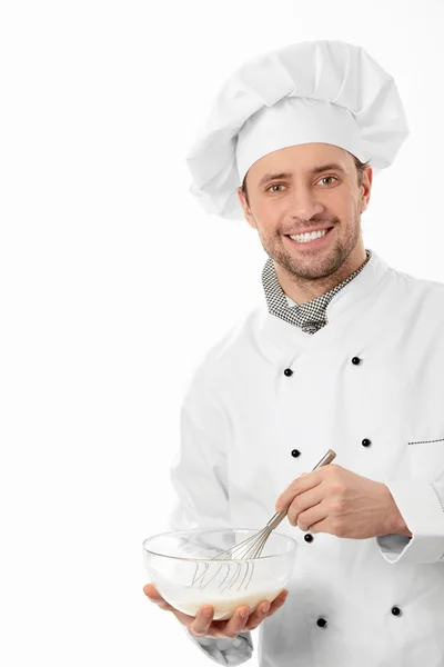 Cozinheiro sorridente — Fotografia de Stock