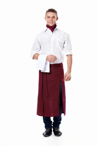 Młody kelner — Zdjęcie stockowe