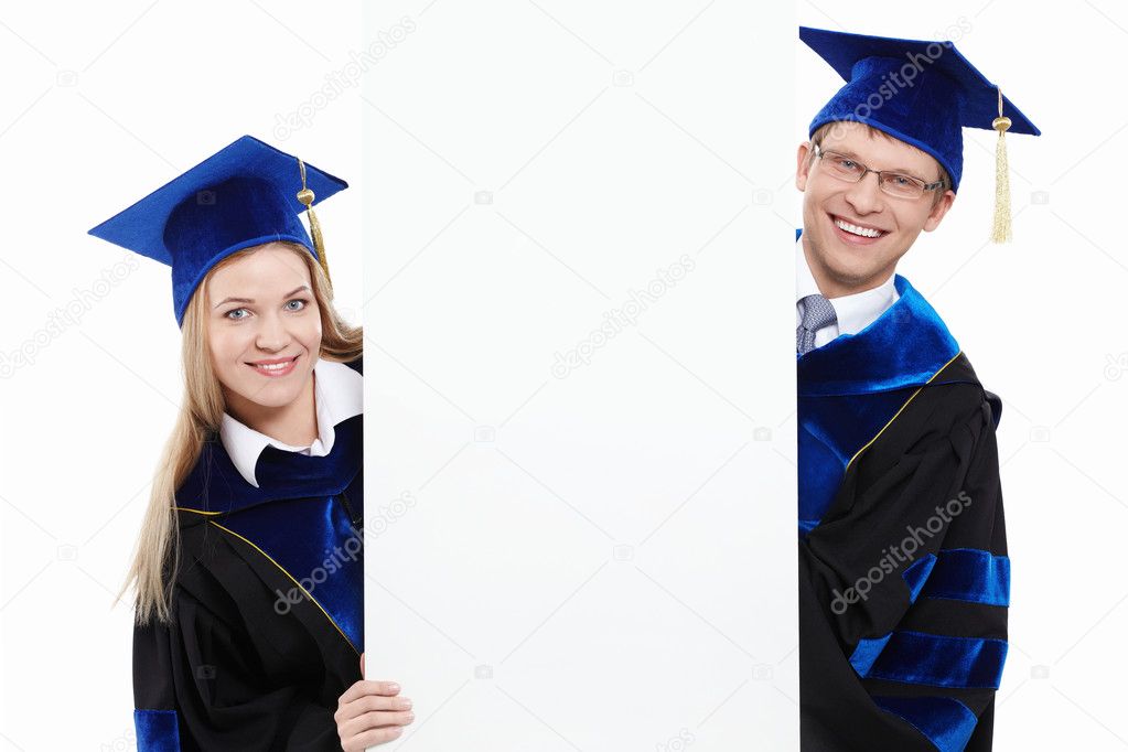 Pareja de graduados fotos de stock, imágenes de Pareja de graduados sin  royalties | Depositphotos