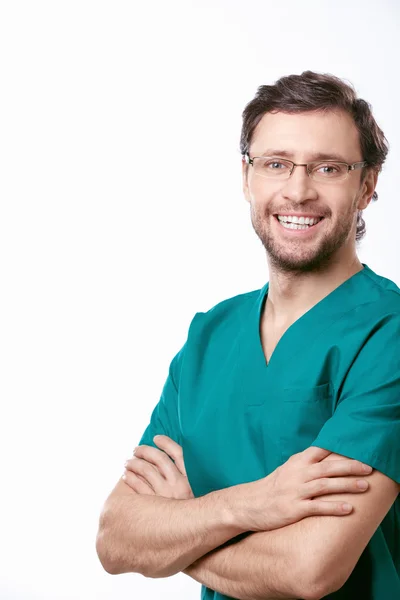 Chirurgo sorridente — Foto Stock