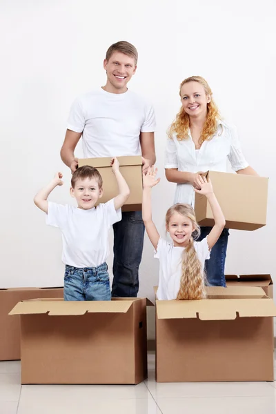 Families with children — Stock Photo, Image