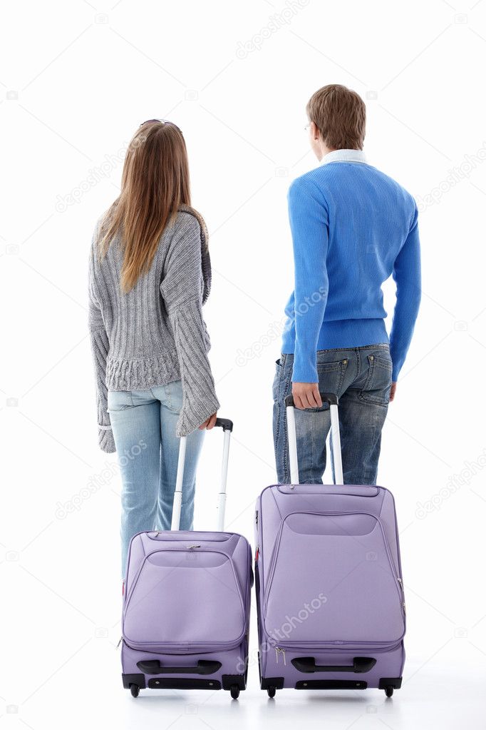 Leaving couple