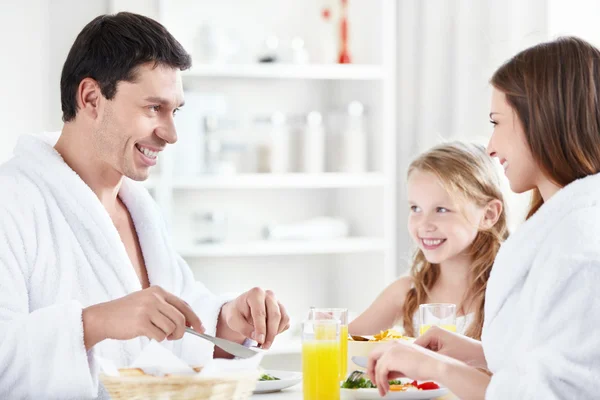 Family breakfast — Stock Photo, Image