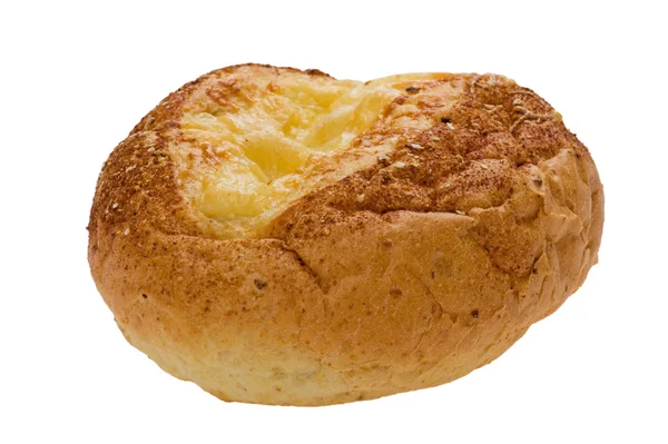Pão com queijo de perto — Fotografia de Stock