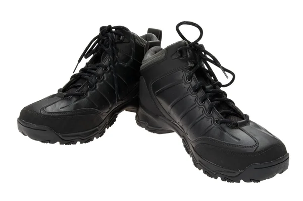 Hombre sports winter boots close up — Foto de Stock