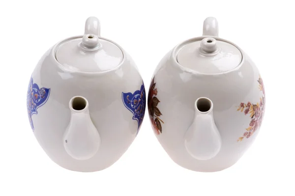 Two teapot close up — Stock Photo, Image