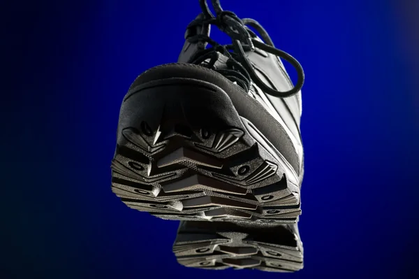 Sporty zimowe buty makro — Zdjęcie stockowe