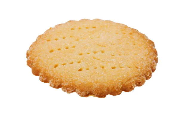 Солодке печиво на білому крупним планом — стокове фото