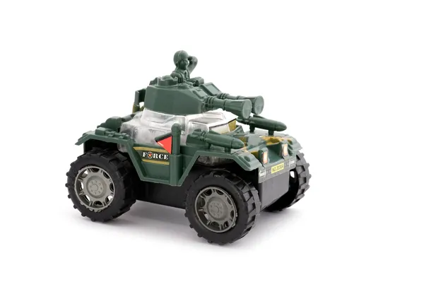 Speelgoed militaire jeep — Stockfoto