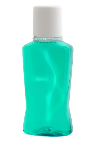 Shampoo in plastic bottle — Stock Photo, Image