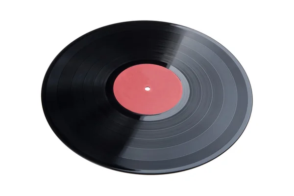 Vinyl record on white background — Stock Photo, Image