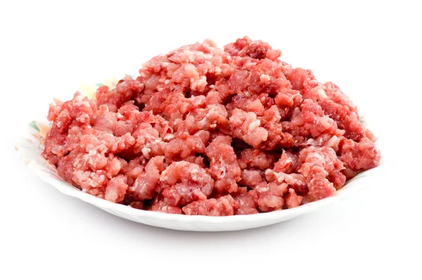 Mince meat on plate — Stock Photo, Image