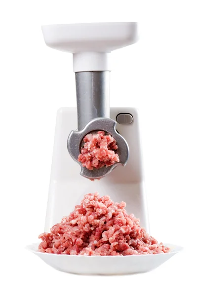 Meat grinder on white — Stock Photo, Image