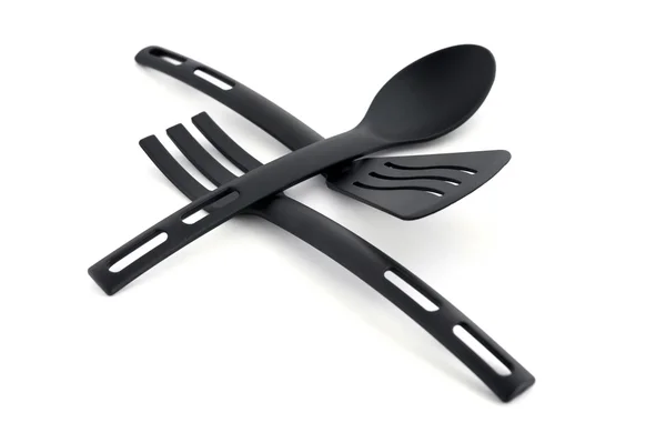 Kitchen utensil on white close up — Stock Photo, Image