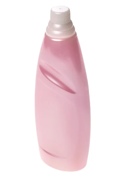 Butelki z tworzyw sztucznych na biały — Zdjęcie stockowe