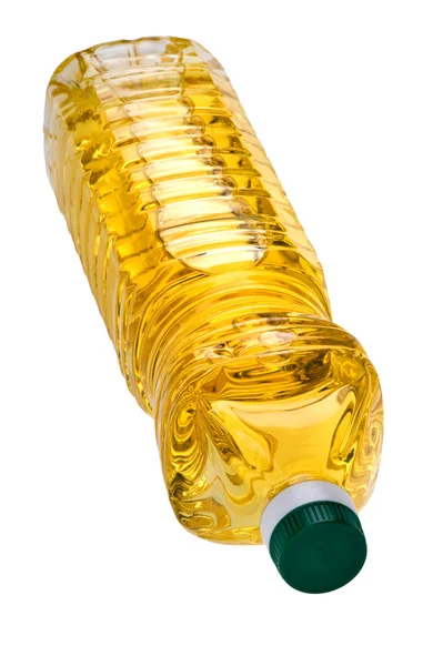 Botella de aceite de cerca — Foto de Stock