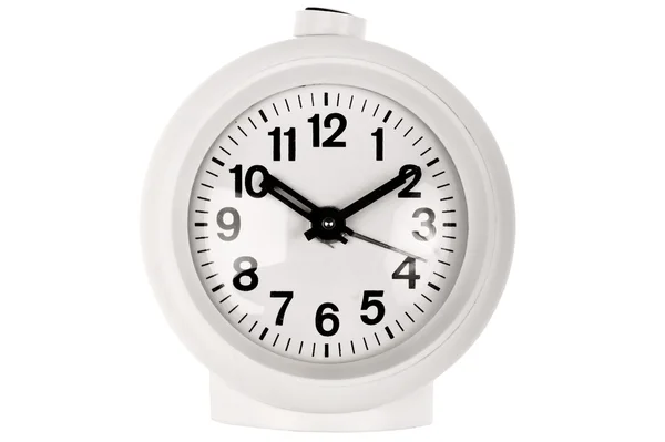 Relógio no fundo branco — Fotografia de Stock