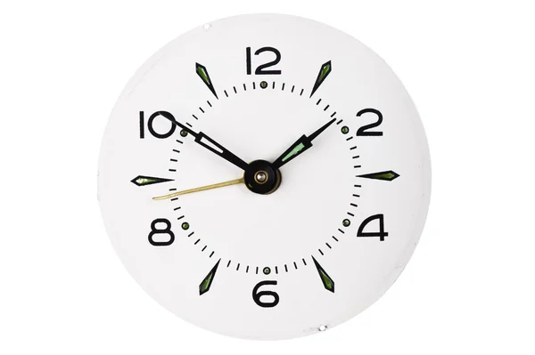 Clock on white Stock Picture