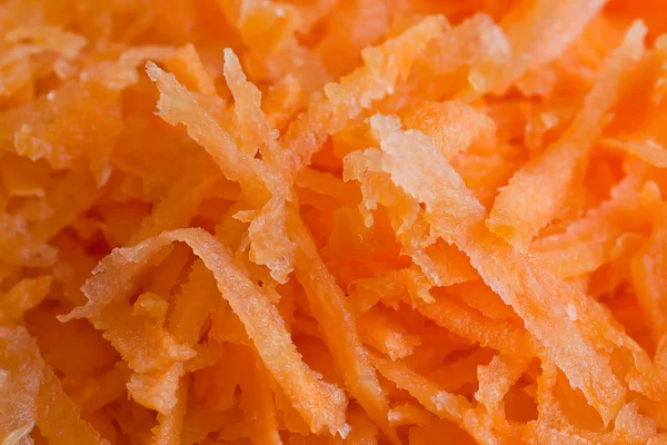 Морковь натертая на терке — стоковое фото