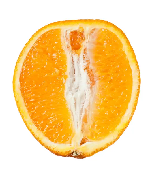Fresh oranges on white background with copy space. — Stock Photo, Image