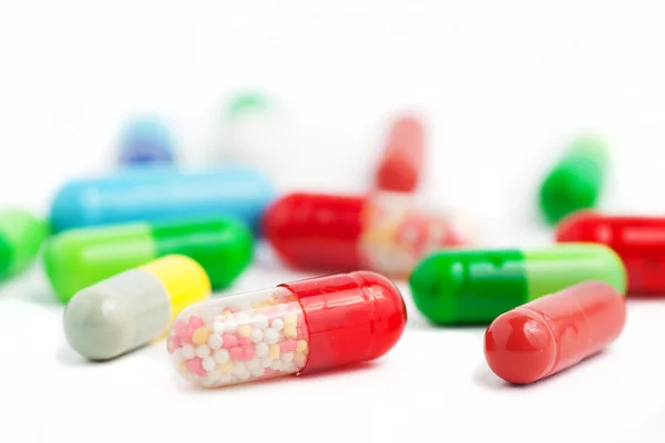 Vitamine, Pillen und Tabletten — Stockfoto