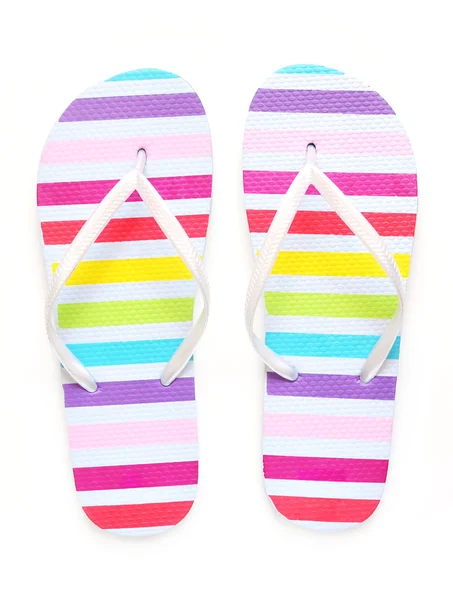 stock image Stripy flip flops