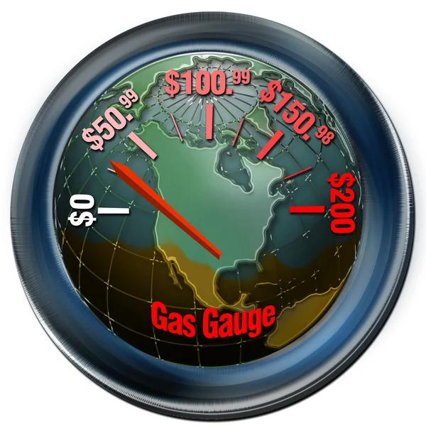 Gas Gauge — Stock Photo, Image