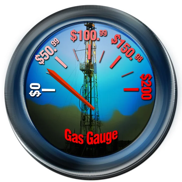 Miernik gazu — Zdjęcie stockowe