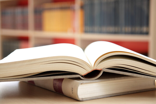 Books in the library