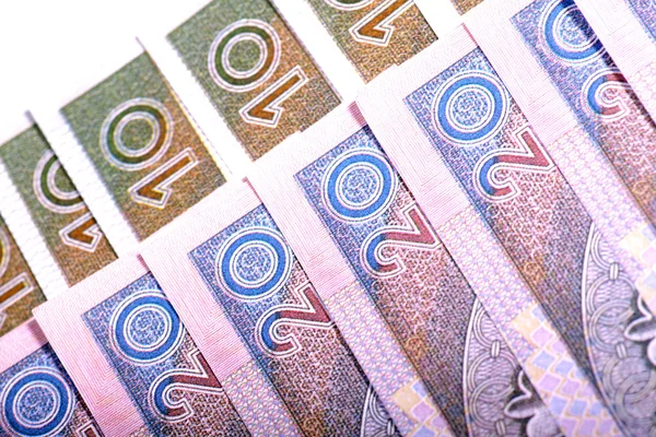 Polskiej waluty - pieniądze pln — Zdjęcie stockowe
